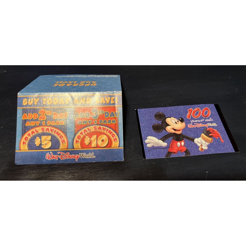 Vintage Used Walt Disney World Park Hopper Plus Ticket 2003